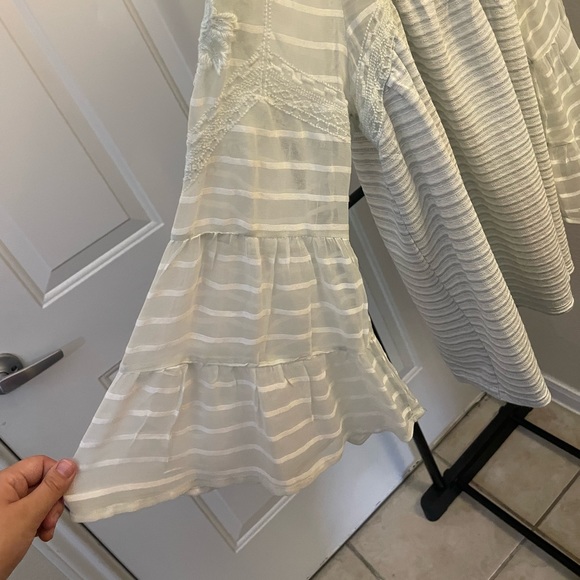 Very light blue Lucky Brand blouse. - Picture 8 of 8